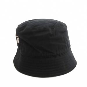 DSQUARED2 ICON バケットハット 帽子 コットン L 黒 ブラック /FF