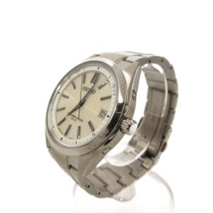 SEIKO ブライツ 腕時計 デイト チタン 電波ソーラー シルバーカラー SAGZ079