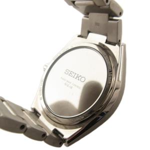 SEIKO ブライツ 腕時計 デイト チタン 電波ソーラー シルバーカラー SAGZ079