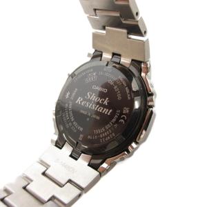CASIO G-SHOCK FULL METAL 腕時計 タフソーラー 黒文字盤 シルバーカラー GM-B2100D-1AJF