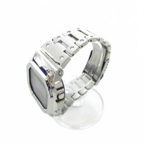 CASIO G-SHOCK FULL METAL 腕時計 タフソーラー デジタル シルバーカラー GMW-B5000D-1JF