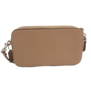 COACH キラ クロスボディ ショルダーバッグ 斜め掛け レザー ベージュ CH819 /FF