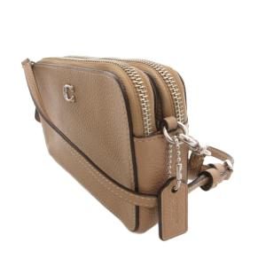 COACH キラ クロスボディ ショルダーバッグ 斜め掛け レザー ベージュ CH819 /FF