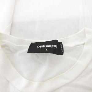 DSQUARED2 20SS ミラーロゴティー MIRROR LOGO TEE Tシャツ 半袖 クルーネック L 白 ホワイト