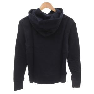 Maison Kitsuné タグ付き 17AW プルオーバーパーカー フーディ トリコロール 長袖 XS 紺 ネイビー FW17U762