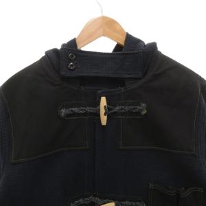 KAPITAL 刺し子キャンバス ダッフルコート 4 ネイビー