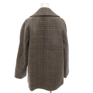 23区 25AW ボンディング チェックツイード ジャコット 38 ブラウン