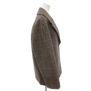 23区 25AW ボンディング チェックツイード ジャコット 38 ブラウン