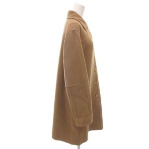 Salvatore Ferragamo ステンカラーコート メルトンウール ガンチーニ ロング 36 茶 ブラウン /FF