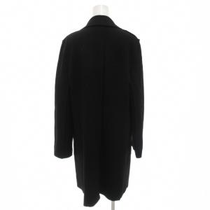 LANVIN コレクション ロングコート メルトンウール 40 黒 ブラック /FF