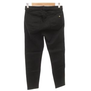 BLUE LABEL CRESTBRIDGE タグ付き スキニーパンツ チノパン 裏地チェック柄 40 黒 ブラック /FF