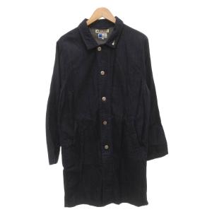 斉藤工務店 コラボ オリジナルガレージコート 8oz ムラ糸デニム L インディゴ