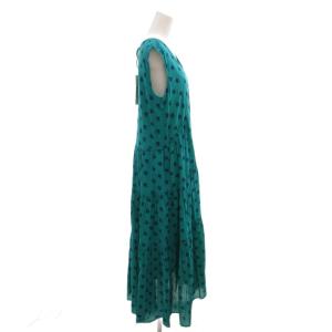 NE QUITTEZ PAS! DOBBY ST PLAIN GATHER SLEEVELESS DRESS ワンピース