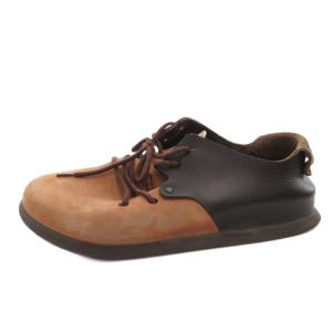 BIRKENSTOCK モンタナ シューズ  サンダル スウェード オイルドレザー レースアップ 26 茶 ブラウン /FF