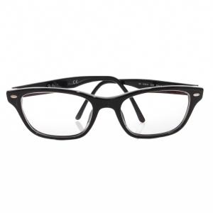 OPTICS オプティクス メガネ アイウェア 度入りレンズ 5318 145 黒 ブラック 5345-D