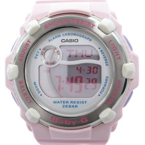 CASIO Reef 美品 腕時計 ウォッチ クォーツ デジタル デイト BG-3000A-4JF ピンク