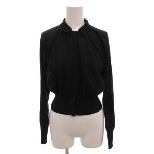 25SS Detachable Embroidery Collar Knitted Cardigan