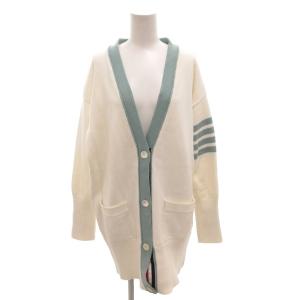 Cotton 4BAR Vネック カーディガン 40