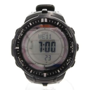 PRO TREK 腕時計 ウォッチ デジタル 電波 ソーラー ブラック 黒 PRW-3000-1JF /FF