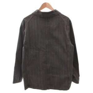KAPITAL ワークジャケット ストライプ コットン オレンジステッチ 2 グレー ネイビー /FF