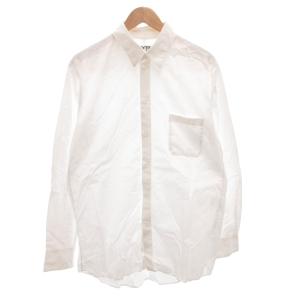 Yohji Yamamoto ヨウジヤマモト ドレスシャツ 長袖 無地 3 白 ホワイト /FF