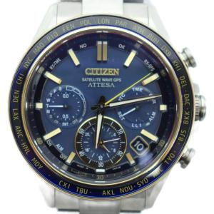ATTESA Eco-Drive 腕時計 電波ソーラー クロノグラフ デイト E610