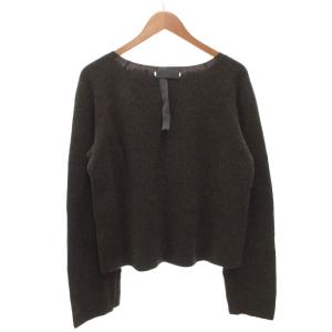 Helmut Lang ニット セーター ウール カシミヤ混 M グレー