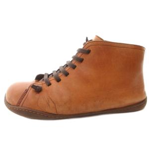 CAMPER ペウカミ レザーシューズ ブーツ レースアップ 42 茶 ブラウン /FF