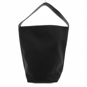 FAKE LEATHER LARGE TOTE BAG ブラック