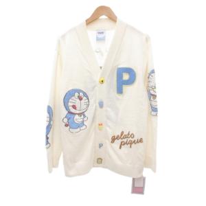 25AW ドラえもん おはようおやすみカーディガン M-L ホワイト