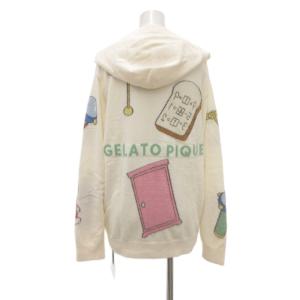 gelato pique 25AW ドラえもん ジャガードパーカ F ホワイト