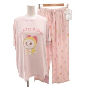 タグ付き 25AW ドラえもん セットアップ ドラミちゃん ワンポイントTシャツ ルームウェア 総柄 イージー