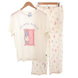 タグ付き 25AW ドラえもん セットアップ ワンポイントTシャツ 総柄 ロングパンツ ルームウェア パジャマ