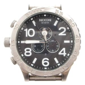 腕時計 ウォッチ クロノグラフ アナログ THE51-30 CHRONO クォーツ シルバーカラー 黒