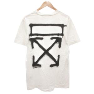 21SS SPRAY MARKER S/S SLIM TEE Tシャツ 半袖 ロゴ L 白 ホワイト OMAA027S21JER005