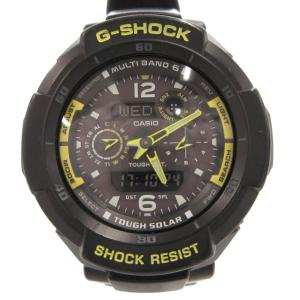スカイコックピット 腕時計 ウォッチ アナデジ 電波ソーラー 黒 ブラック GW-3500B-1AJF