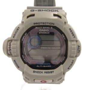 ライズマン 腕時計 ウォッチ デジタル 電波ソーラー ロゴ グレー GW-9200CDJ-8JF /FF