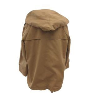 Aquascutum NEW AQUA TECH モッズ風トレンチ ジャケット コート ブルゾン ショート丈 フード ベージュ