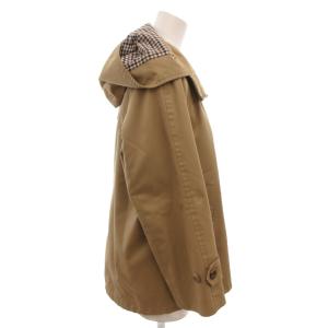 Aquascutum NEW AQUA TECH モッズ風トレンチ ジャケット コート ブルゾン ショート丈 フード ベージュ