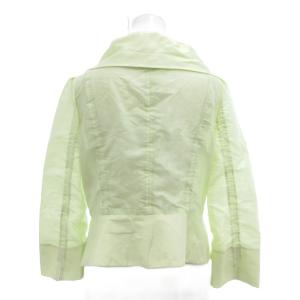 COTOO 美品 ジャケット ショート 薄手 38 黄緑 /MG