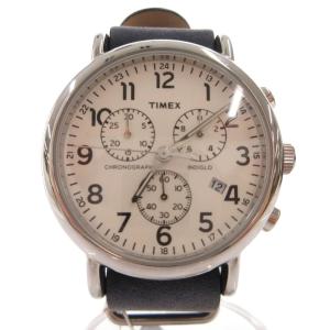 ウィークエンダー 40mm 腕時計 ウォッチ アナログ クォーツ クロノグラフ シルバーカラー TW2P62100