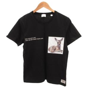 ENGLAND 19SS Riccardo Tisci バンビプリントTシャツ 半袖 M 黒 ブラック