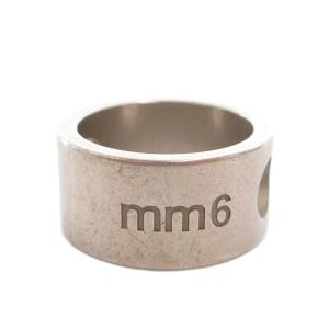 MM6 Maison Margiela カットアウトリング 指輪 mm6 5mm 刻印 シルバーカラー /FF