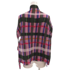 me ISSEY MIYAKE 24AW カーディガン プリーツ チェック マルチカラー MI43FO641