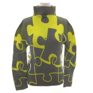 25SS PUZZLE プリーツ カットソー グレー