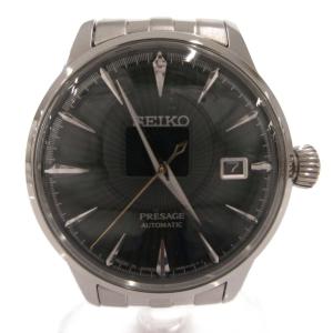 PRESAGE 腕時計 自動巻き 裏スケ デイトシルバーカラー 文字盤グリーン SARY271