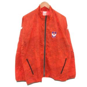 タグ付き アルビレックス新潟 選手入場時着用 X Rengi ウィンドジャケット ブルゾン ボーダー エンブレム