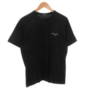 AD2021 Tシャツ 半袖 ロゴ プリント バイカラー M 黒 ブラック HH-T009  /FF