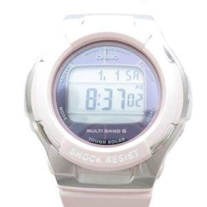 腕時計 電波 ソーラー デジタル BGD-1300-4JF 白 ホワイト /MG