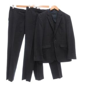 美品 スーツ 3点セット まとめ スペアパンツ付き テーラードジャケット 2b テーパード スラックス